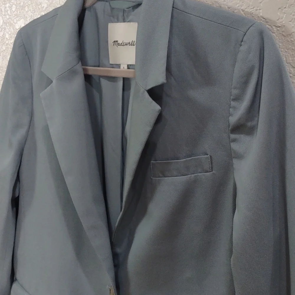 Madewell Light Blue Jacket, Size L - Picture 7 of 17